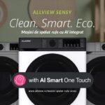 Allview își extinde portofoliul de electrocasnice printr-o strategie orientată spre inovație și lansează gama de mașini de spălat rufe Allview Sensy, cu inteligență artificială integrată