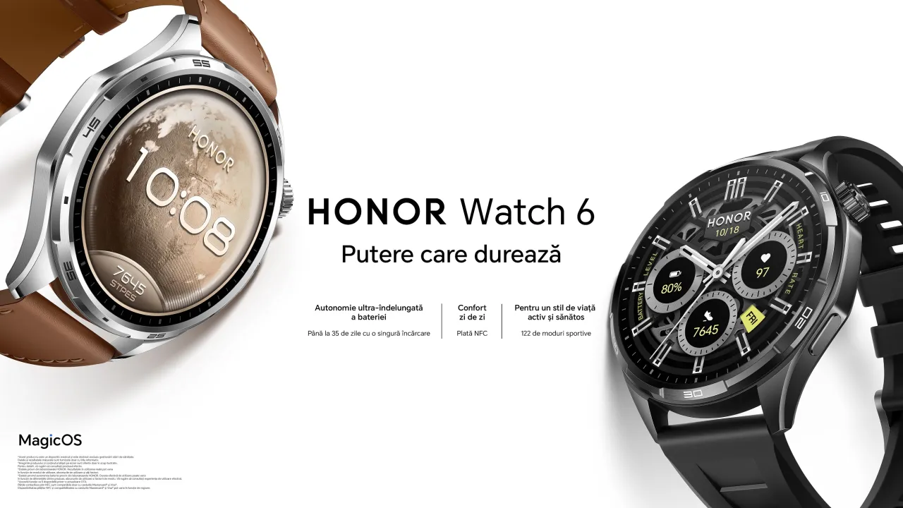 Revii la sport? HONOR Watch 6 te ajută să intri din nou în ritm